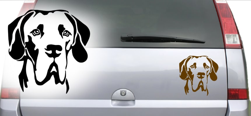 schöne hund katze auto aufkleber pvc aufkleber aufkleber wasserdicht auto  styling haustier abziehbilder für wand haus glas fenster tür