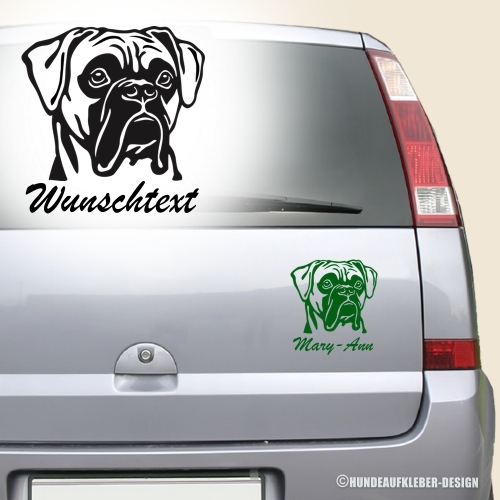 Asudaro 2St Auto Sticker Autoaufkleber Lustig Dog Bichon  Frise-Auto-Aufkleber Wasserfester PVC Rasse Hundeaufkleber Lustiger  Tieraufkleber