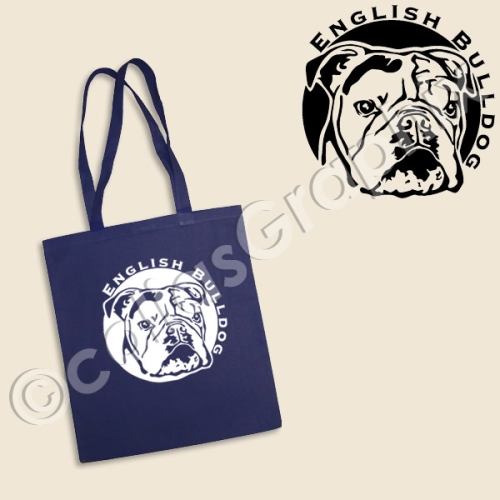 Englische Bulldogge hundemotiv tasche