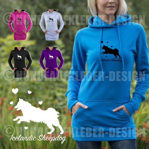 Islandhund Kapuzenpullover Frauen